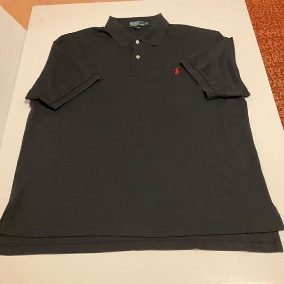 Polo Ralph Lauren 100% Cotton Polo Shirt, Black. Size 1XB Big - Picture 10 of 15